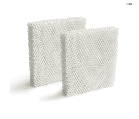 Humidifier wick filter