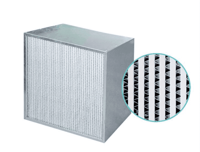 Deep pleated HEPA filter 2