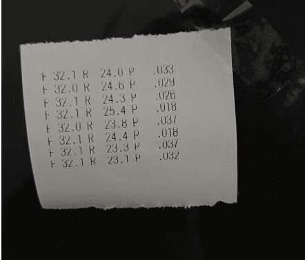 HEPA filter paper test report 2